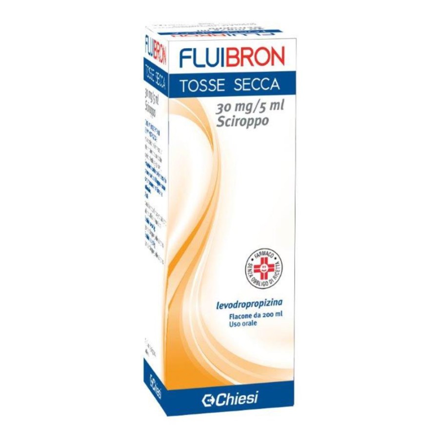 Fluibron Tosse Secca 30 Mg/5 Ml Sciroppo Flacone Da 200 Ml Con Misurino Dosatore