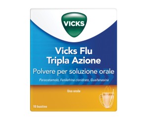 Vicks Flu Tripla A Polvere Per Soluzione Orale 10 Bustine