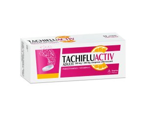 Tachifluactiv influenza e raffreddore 500 mg/60 mg compresse effervescenti