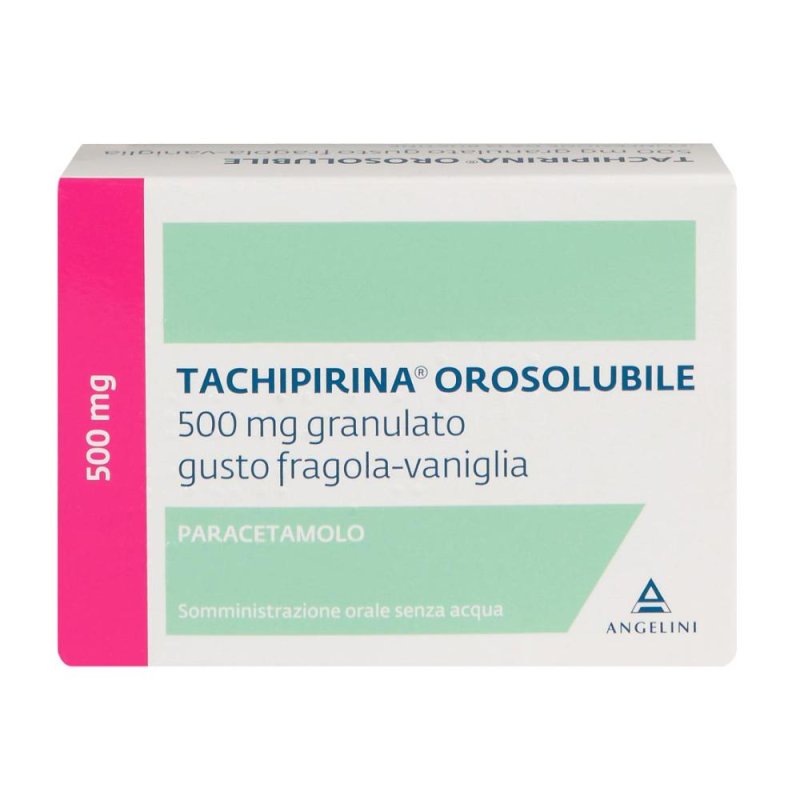 Tachipirina Orosol 500 Mg Granulato Gusto Fragola E Vaniglia 12 Bustine In Al