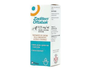 Zaditen Oftabak 0,25 Mg/Ml Collirio Soluzione 5 Ml Flacone Multidose