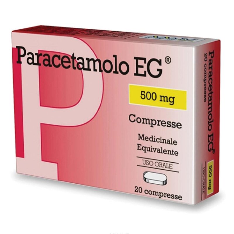 Paracetamolo Eg 500mg 20 Compresse Paracetamolo Eg 500mg 20 Compresse