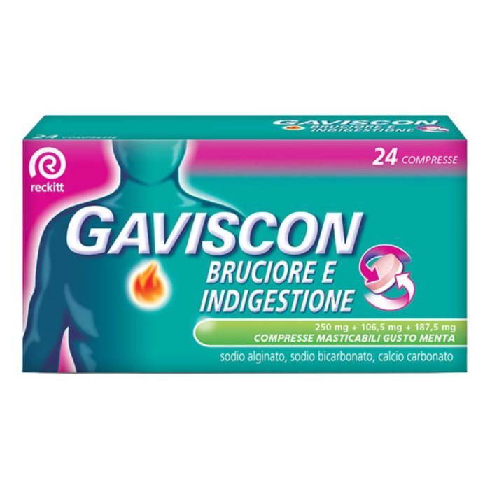 GAVISCON BRUCIORE E IND 24CPR