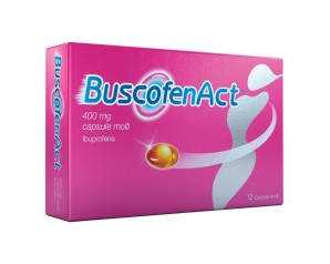 Buscofen Act 400 mg Ibuprofene Analgesico 12 Capsule