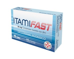 Itamifast 25 Mg Compresse Rivestite Con Film 10 Compresse In Blister Pa/Pvc/Al