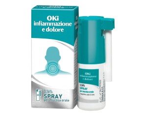 Oki Infiammazione E Dol 0,16% Spray Per Mucosa Orale Flacone Da 15 Ml