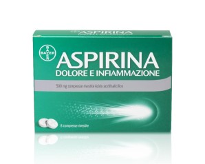 Aspirina Dolore Inf 500 Mg Compresse Rivestite 8 Compresse In Blister Al/Pe/Carta