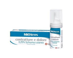Miotens Contratture E Dol 0,25% Schiuma Cutanea Contenitore Sotto Pressione Da 30 Ml