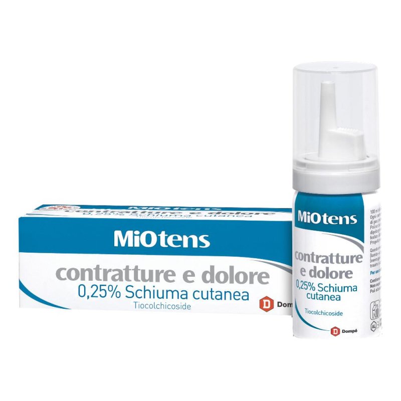 Miotens Contratture E Dol 0,25% Schiuma Cutanea Contenitore Sotto Pressione Da 30 Ml Miotens Contratture E Dol 0,25% Schiuma Cutanea Contenitore Sotto Pressione Da 30 Ml