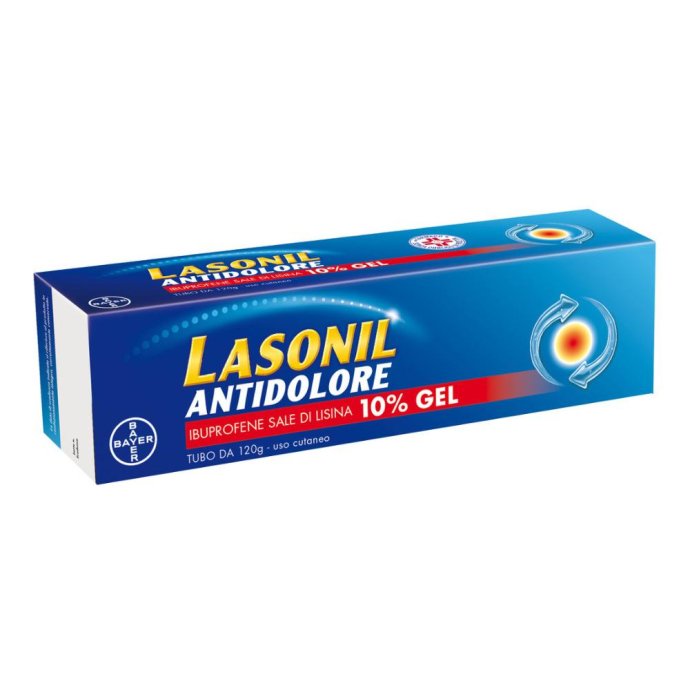 Lasonil Antidolore Gel Antidolorifico e Antinfiammatorio per Dolori Muscolari e Articolari Tubo 120g Lasonil Antidolore Gel Antidolorifico e Antinfiammatorio per Dolori Muscolari e Articolari Tubo 120g