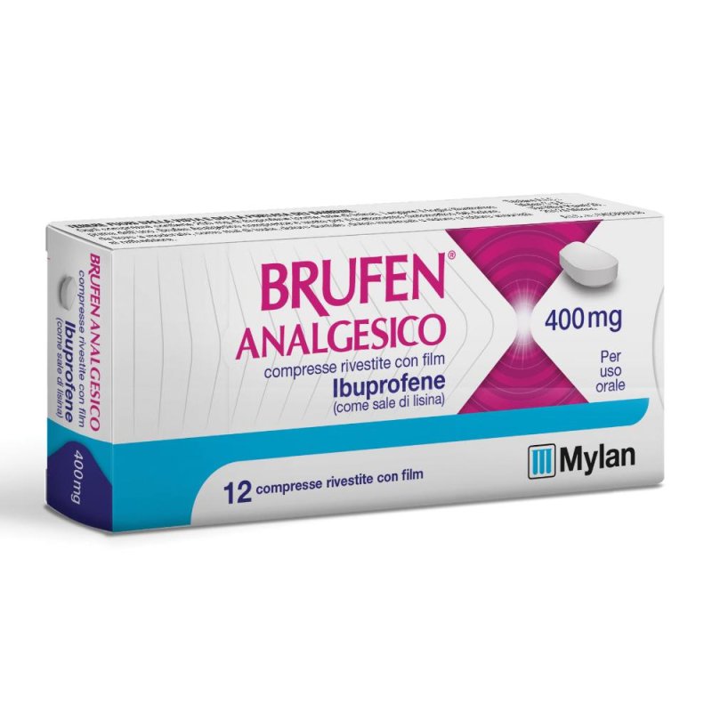 Brufen Analges 400 Mg Compresse Rivestite Con Film 12 Compresse In Blister