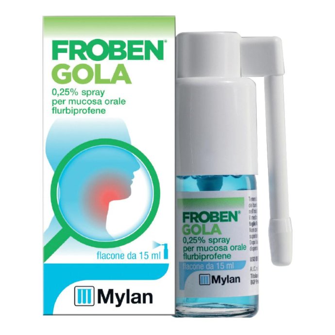Froben Gola Spray Nebulizzatore 15ml 0,25% Froben Gola Spray Nebulizzatore 15ml 0,25%