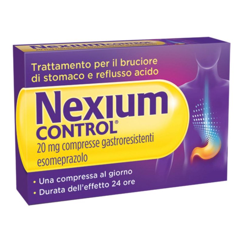 Nexium Control Antiacido per Bruciore di Stomaco e Reflusso Esomeprazolo 7 Compresse Nexium Control Antiacido per Bruciore di Stomaco e Reflusso Esomeprazolo 7 Compresse