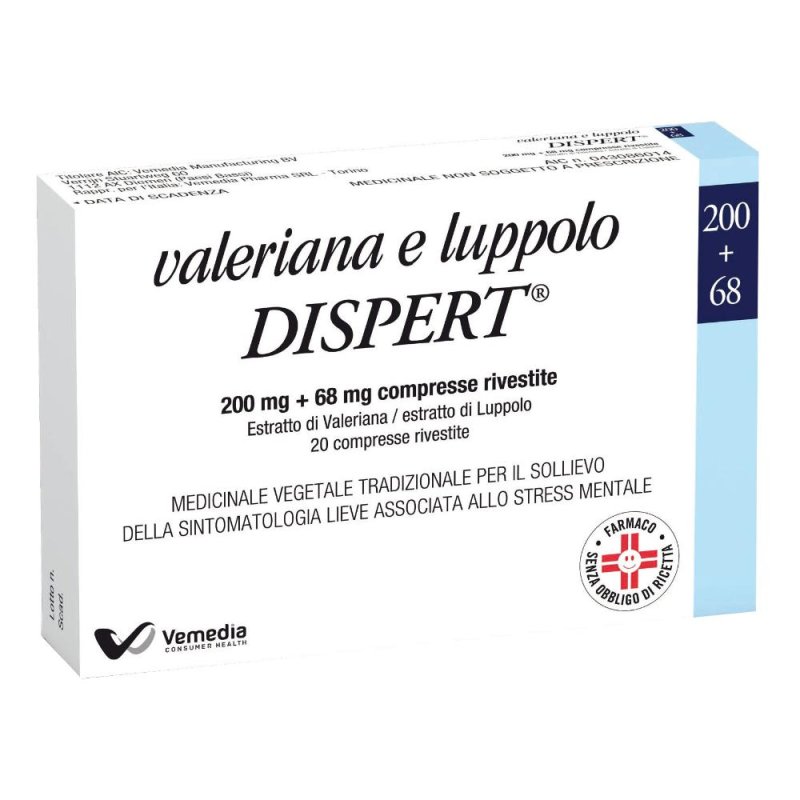 VALERIANA LUPP.DISPERT 20 Cpr VALERIANA LUPP.DISPERT 20 Cpr