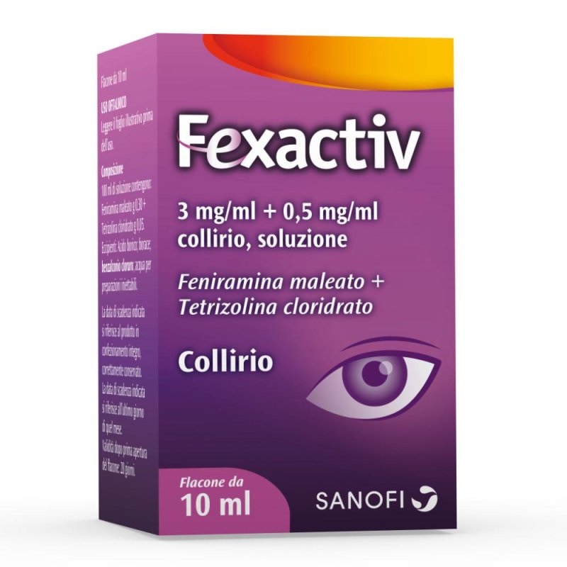 Fexactiv Collirio 1 Flacone 10ml Fexactiv Collirio 1 Flacone 10ml