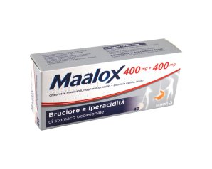 MAALOX*40CPR MAST400MG+400MG GMM