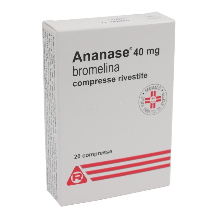 ANANASE*20CPR RIV 40MG