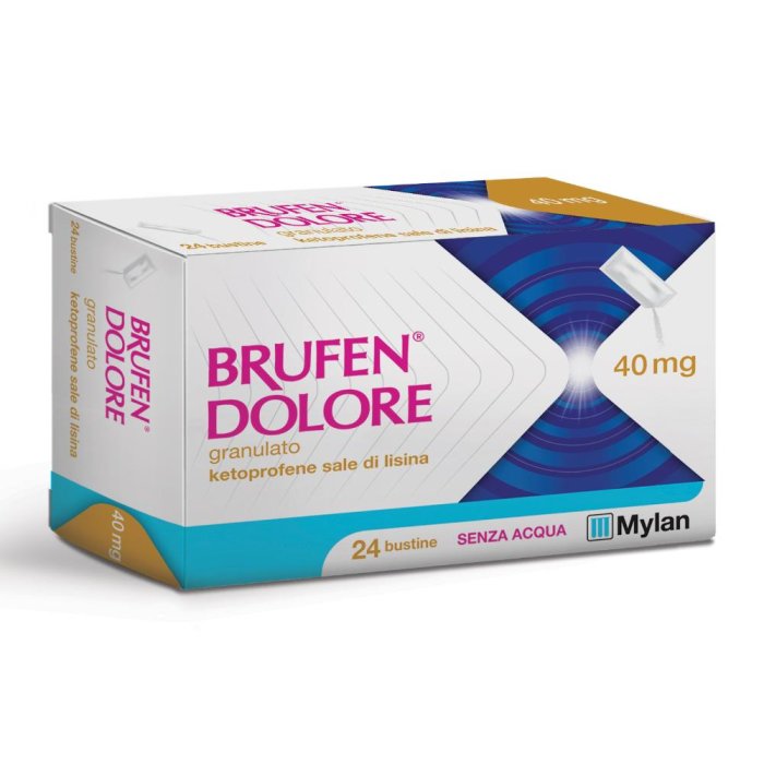 Brufen - Dolore 40 mg Granulato Soluzione Orale Confezione 24 Bustine