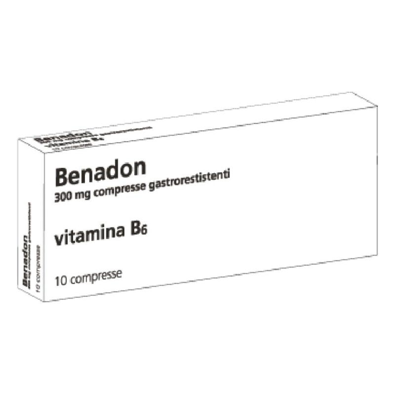 Benadon 300mg Vitamina B6 10 Compresse Gastroresistenti