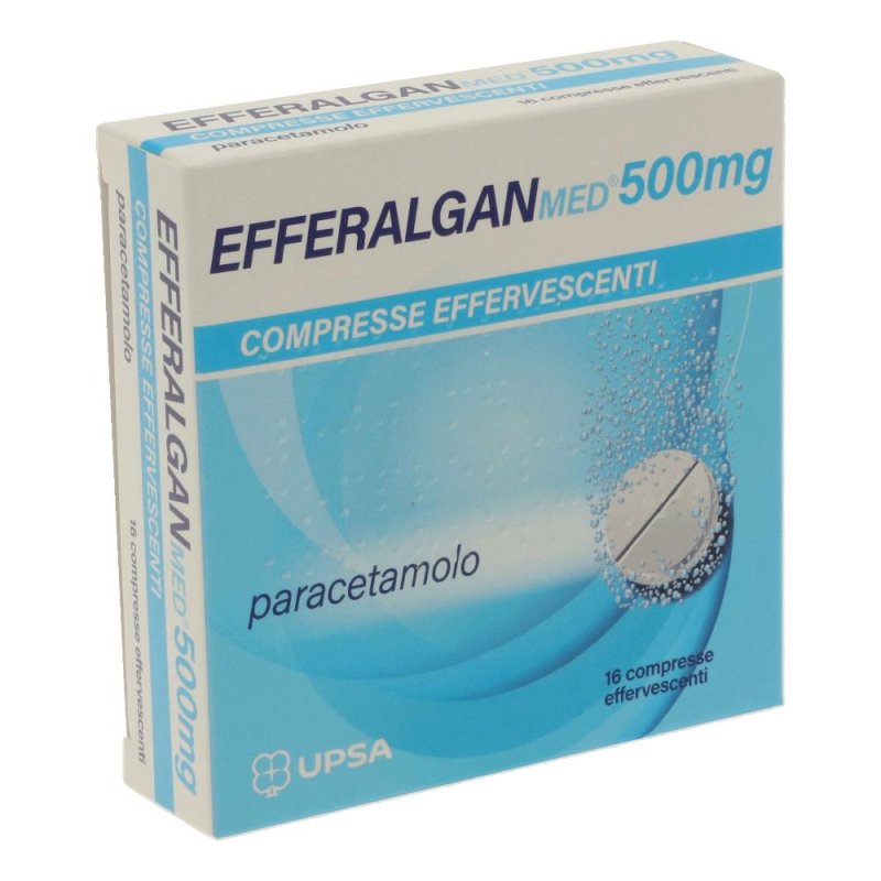 Efferalganmed 500 mg 16 compresse effervescenti - analgesico antipiretico a base di paracetamolo per febbre e dolori lievi Efferalganmed 500 mg 16 compresse effervescenti - analgesico antipiretico a base di paracetamolo per febbre e dolori lievi
