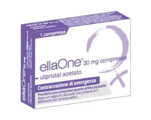 Ellaone 30mg Ulipristal Acetato Contraccezione di Emergenza, 1 Compressa Rivestita