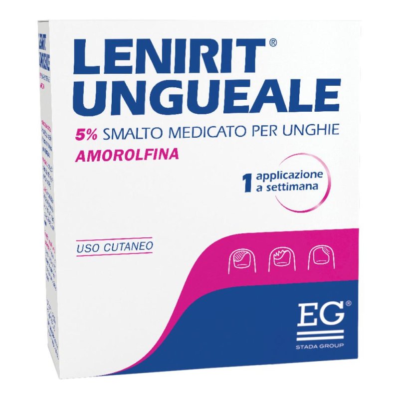 Lenirit ungueale 5% smalto medicato antimicotico per unghie 2,5 ml