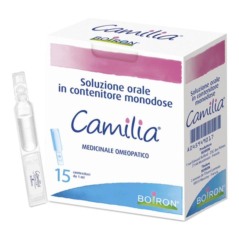 Boiron Camilia Soluzione Orale 15 Flaconcini 1 ml Boiron Camilia Soluzione Orale 15 Flaconcini 1 ml