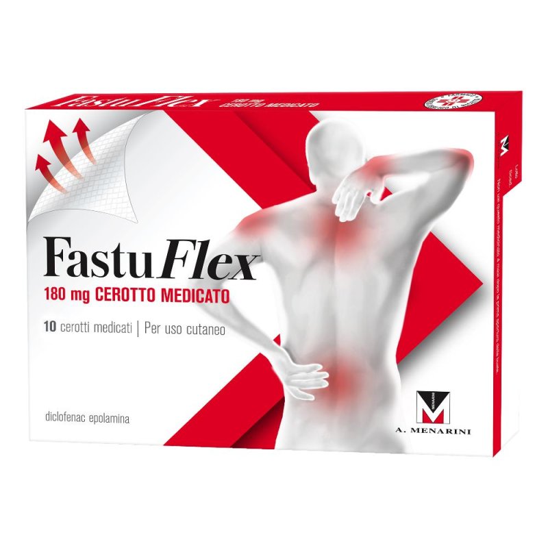 FastuFlex - Cerotto Medicato 180 Mg Confezione 10 Pezzi FastuFlex - Cerotto Medicato 180 Mg Confezione 10 Pezzi