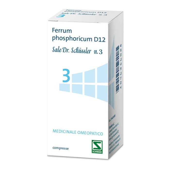 Ferrum Phosphoricum D12 DHU 200 Compresse Omeopatiche &ndash; Preparato a Base di Ferrum Phosph per Benessere e Difese Naturali
