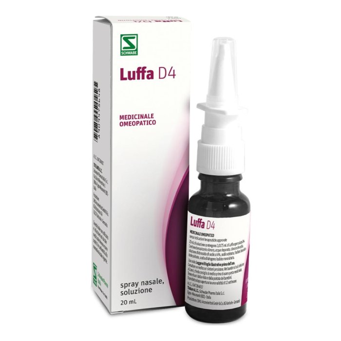 LUFFA Spray Nasale D4 20ml DHU LUFFA Spray Nasale D4 20ml DHU
