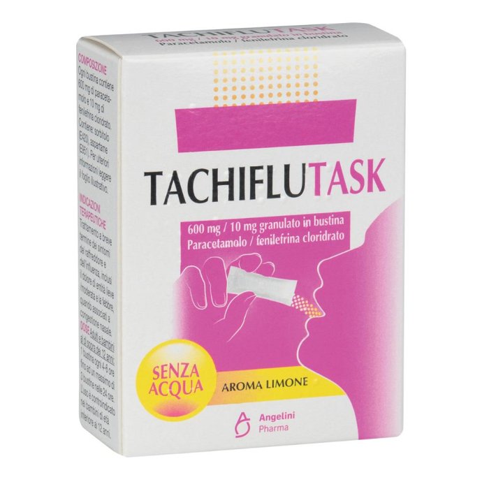 Tachiflutask 600mg/10mg granulato trattamento influenza, 10 bustine