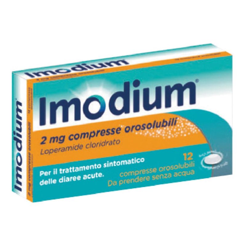 Imodium 2 mg Compresse Orosolubili 12 Compresse per il Trattamento della Diarrea Imodium 2 mg Compresse Orosolubili 12 Compresse per il Trattamento della Diarrea