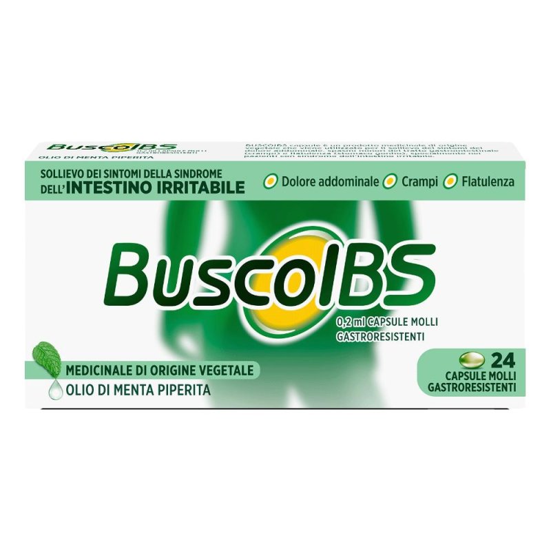 BuscoIBS Disturbi Intestino Irritabile 24 capsule molli BuscoIBS Disturbi Intestino Irritabile 24 capsule molli