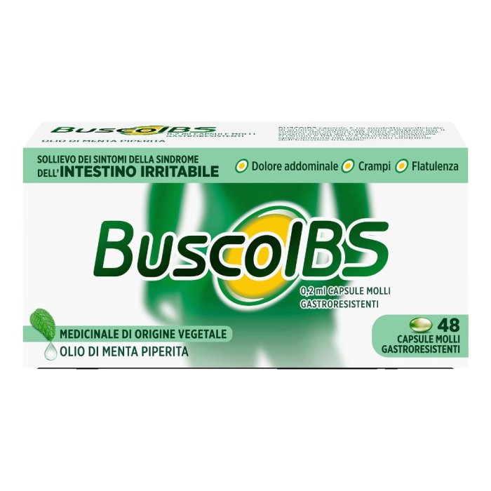 BuscoIBS Disturbi Intestino Irritabile 48 capsule molli