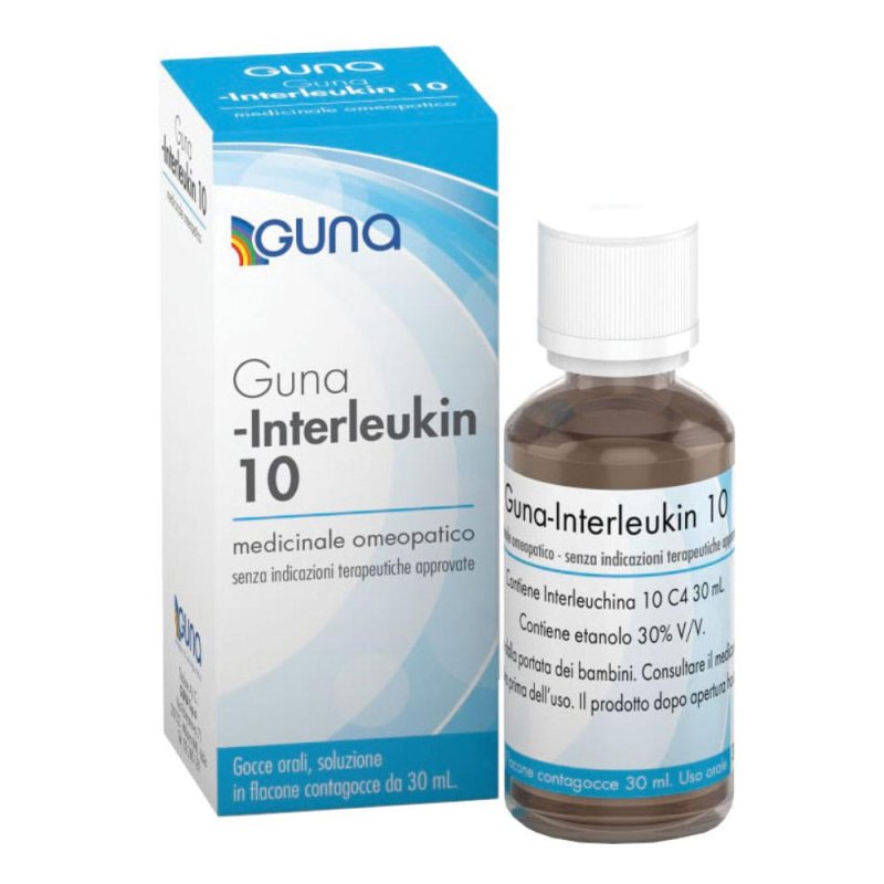 Guna Interleukin 10 4CH Gocce Orali 30 ml – Rimedio Omeopatico per il Sostegno del Sistema Immunitario Guna Interleukin 10 4CH Gocce Orali 30 ml – Rimedio Omeopatico per il Sostegno del Sistema Immunitario
