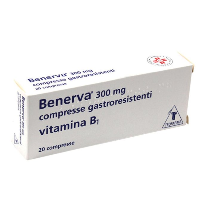 Benerva 20 compresse 300 mg GMM