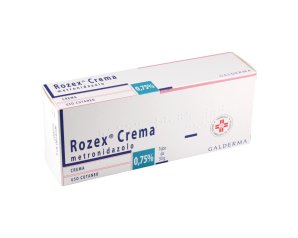 Rozex crema dermica 0,75% 50 g - crema a base di metronidazolo per rosacea