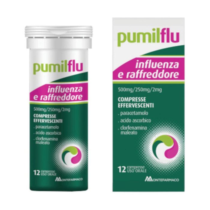 Levioflu Influenza e Raffreddore 12 Compresse &ndash; Trattamento Sintomi di Influenza e Raffreddore