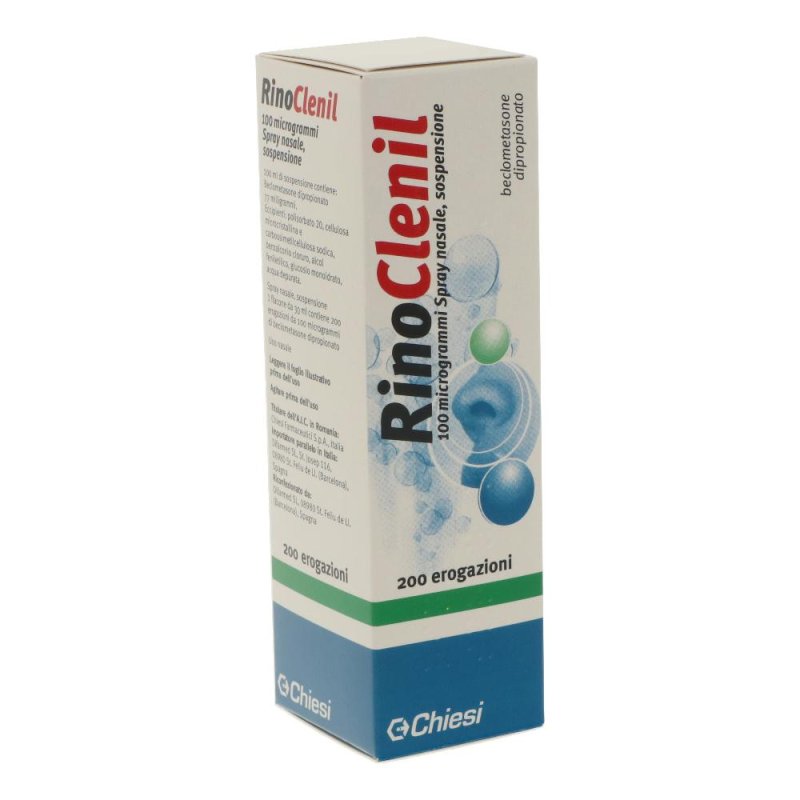 Rinoclenil spray nasale 100 mcg 200 erogazioni Rinoclenil spray nasale 100 mcg 200 erogazioni