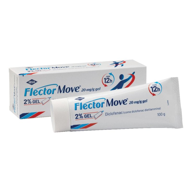 Flector Move Gel 20mg/g Diclofenac Antinfiammatorio Locale, 100g