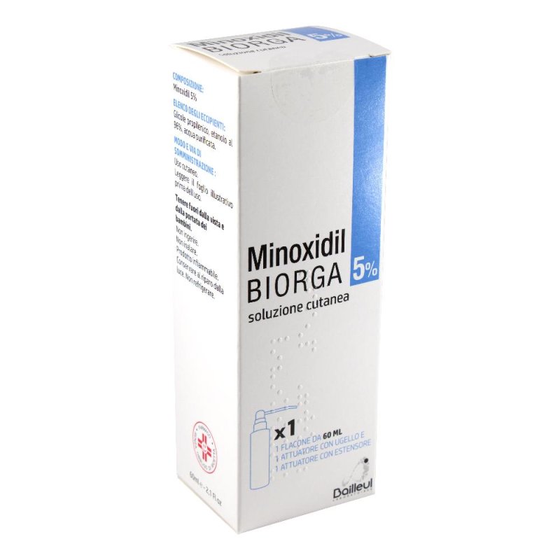 MINOXIDIL BIORGA*SOL CUT 1FL5%