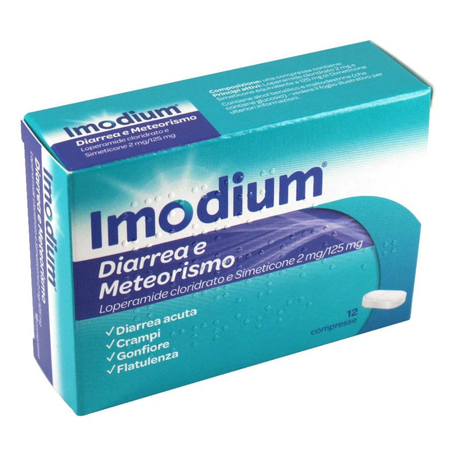 IMODIUM DIARREA E MET 12CPR GMM IMODIUM DIARREA E MET 12CPR GMM