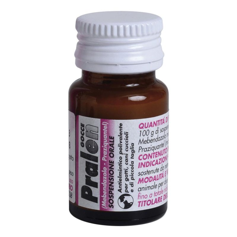 Pralen sospensione gocce 12 g vet - sospensione orale antiparassitaria per cani e gatti Pralen sospensione gocce 12 g vet - sospensione orale antiparassitaria per cani e gatti