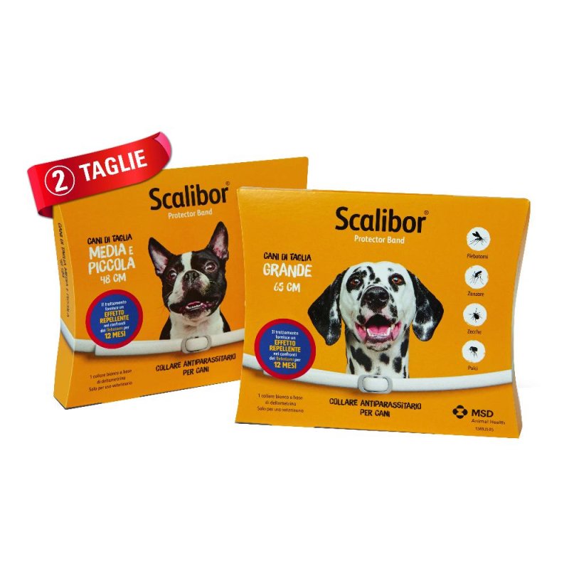 Scalibor Protector Band Taglia S/M 48 cm collare antiparassitario per cani