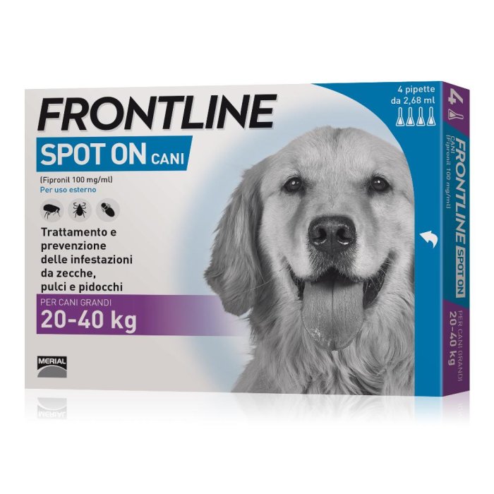 FRONTLINE SpotOn Cani 4x2,68ml FRONTLINE SpotOn Cani 4x2,68ml