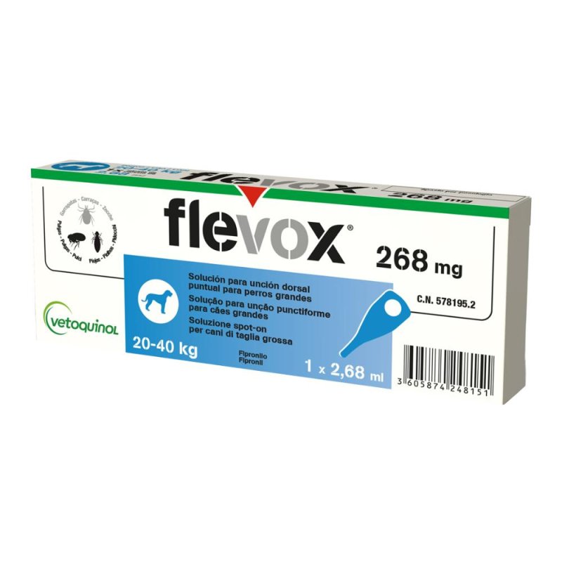 FLEVOX Spot Cani 1x2,68ml20-40 FLEVOX Spot Cani 1x2,68ml20-40