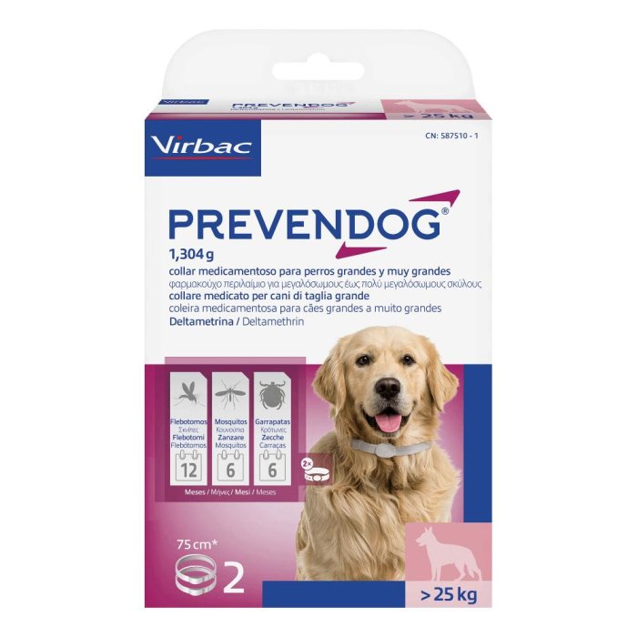 PREVENDOG 75cm Coll.Cani G 2pz PREVENDOG 75cm Coll.Cani G 2pz