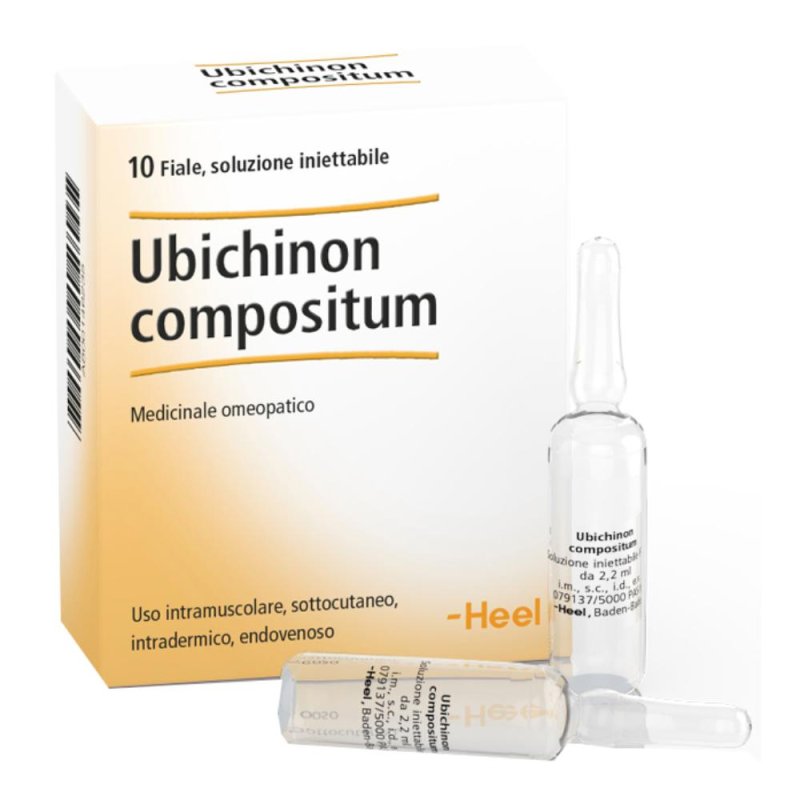 Guna Heel Ubichinon Compositum 10 fiale da 2,2 ml &ndash; Rimedio omeopatico in fiale