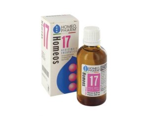 Homeos 17 gocce orali flacone da 50 millilitri Homeopharm rimedio omeopatico