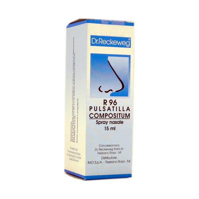 I.m.o.ist.med.omeopatica Reckeweg R96 Spray Nasale 15ml I.m.o.ist.med.omeopatica Reckeweg R96 Spray Nasale 15ml